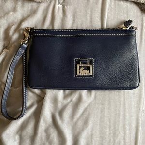 Blue Dooney & Bourke wristlet